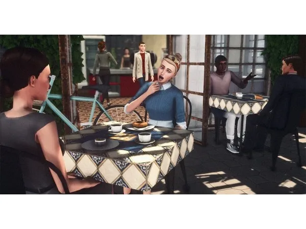 Mix Deco Sims because background characters are a pain in the ass - The Sims 4 Custom Content