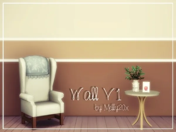 Alpha Wall V1 by Melly20x - The Sims 4 Custom Content