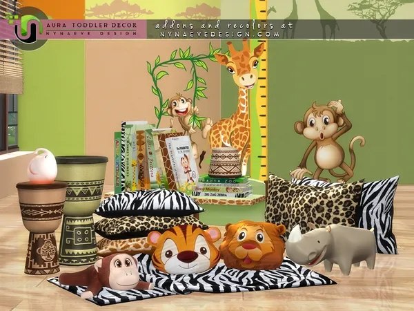 Alpha Aura Toddler Decor - The Sims 4 Custom Content