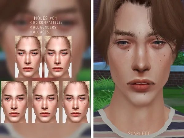 Alpha Moles 01 - The Sims 4 Custom Content