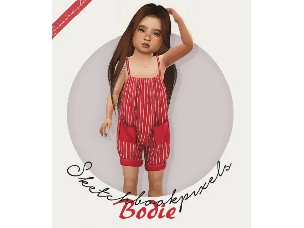 Maxis Match sketchbookpixels Bodie 3T4 by simiracle - The Sims 4 Custom Content