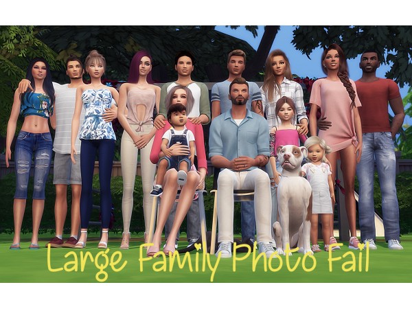 The Sims Resource - Family Photos Pose Pack