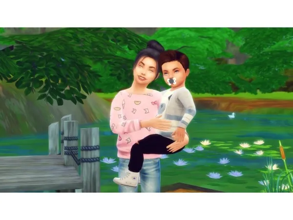 Maxis Match Siblings poses by samorasim - The Sims 4 Custom Content