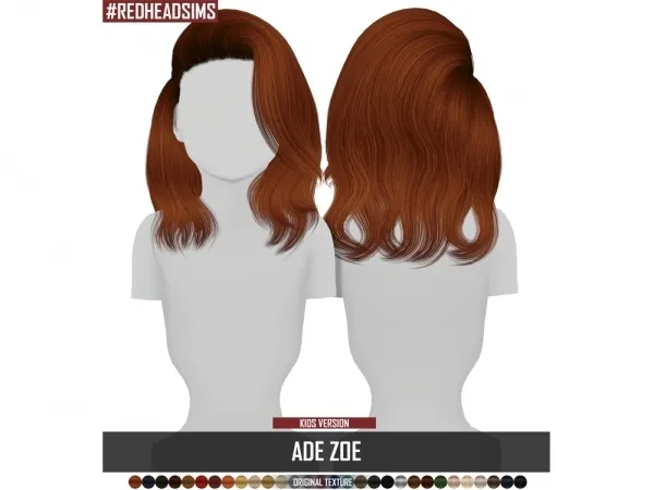 Alpha ADE ZOE KIDS VERSION by redheadsims - The Sims 4 custom content