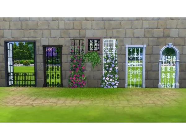 Maxis Match Max Window Guards by Snowhaze - The Sims 4 Custom Content