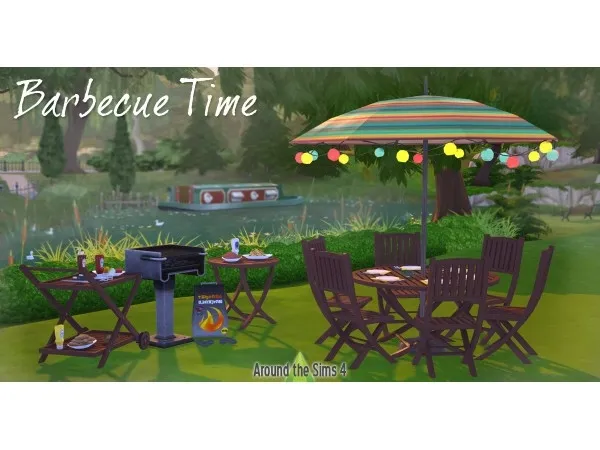 Maxis Match Around BBQ Time - The Sims 4 Custom Content
