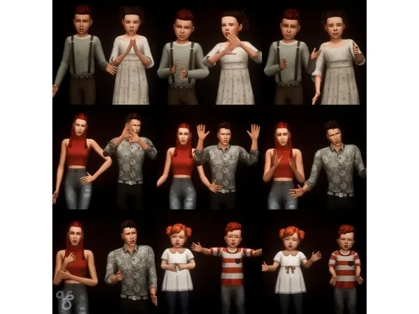 Alpha Random poses 21 by viesil - The Sims 4 Custom Content
