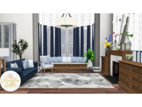 Maxis Match Hamptons Builtin Integrated Furniture Options for ic by peacemaker - The Sims 4 Custom Content