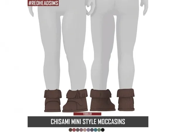 Alpha CHISAMI MINI STYLE MOCCASINS - The Sims 4 Custom Content