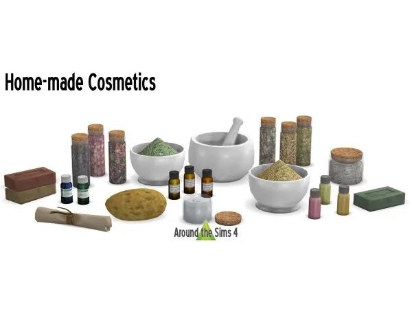 Maxis Match Around Home made Cosmetics - The Sims 4 Custom Content