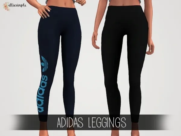 Alpha Elliesimple Adidas Leggings - The Sims 4 Custom Content