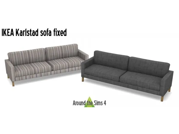 Maxis Match Around Fix for the IKEA Karlstad sofa (shadow bug) - The Sims 4 Custom Content