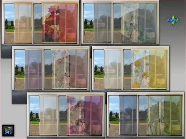 LONG SLIDING CURTAINS by mabras-arte-della-vita