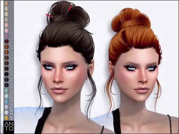 Alpha Anto Maisie (Hairstyle) - The Sims 4 Custom Content