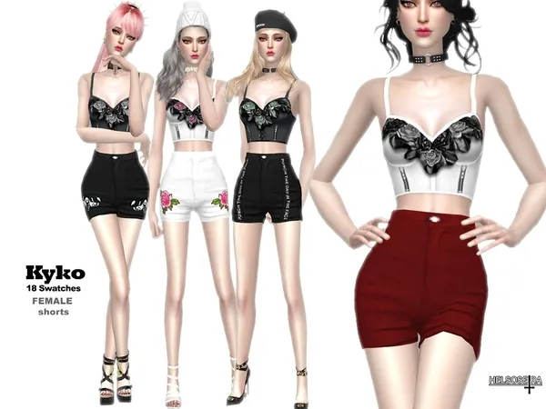 Maxis Match KYKO Shorts - The Sims 4 Custom Content