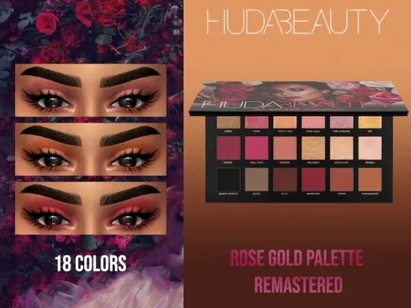HUDA BEAUTY ROSE GOLD PALETTE