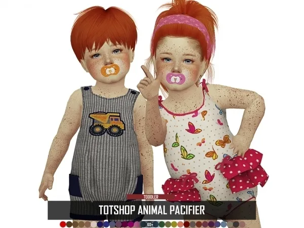 Alpha TOTSHOP ANIMAL PACIFIER - The Sims 4 Custom Content