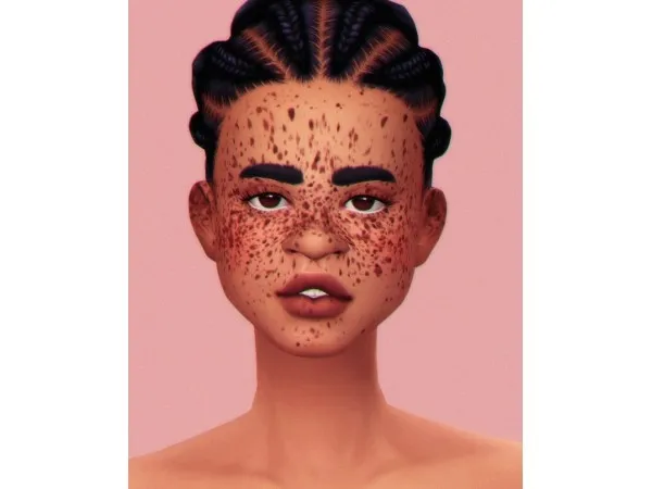 Alpha PLASMAFRUIT umbra freckles - The Sims 4 Custom Content
