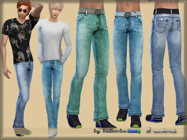 Maxis Match Pants Denim - The Sims 4 Custom Content