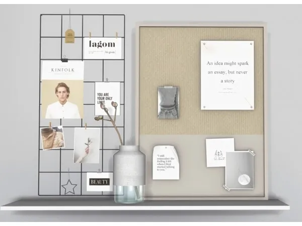 Maxis Match Wall Decor Pantone by raventons - The Sims 4 Custom Content