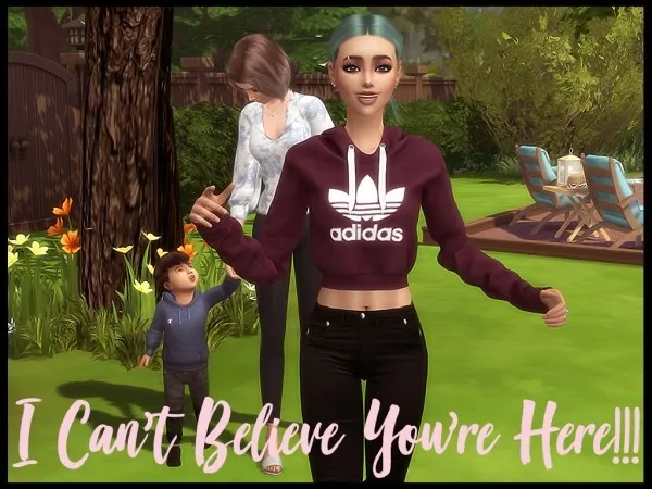 Alpha I Cant Believe Youre Here Pose Pack sim plyreality - The Sims 4 Custom Content