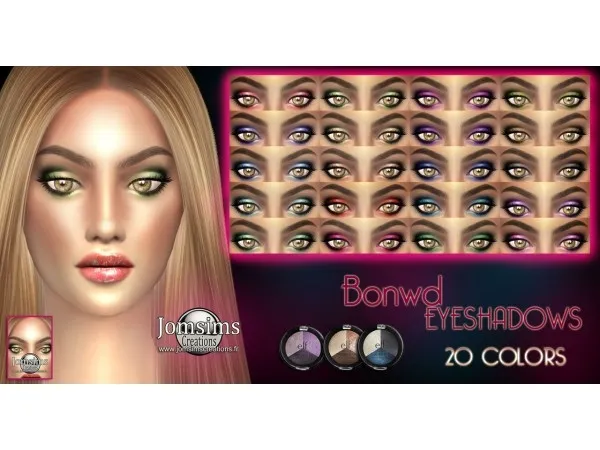 Alpha Goodwd eyeshadows by jomsimscreations - The Sims 4 Custom Content