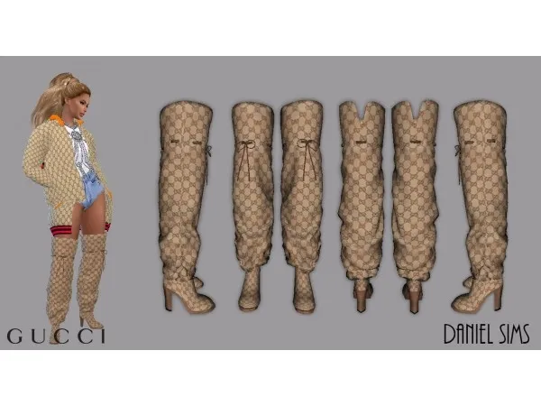 Alpha Beyonce in Gucci sims by daniel - The Sims 4 Custom Content