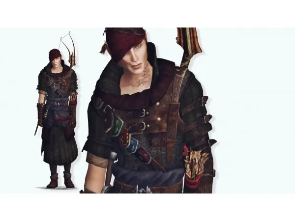 Alpha Iorveth from The Witcher 2 Assassins of Kings by plazasims - The Sims 4 Custom Content