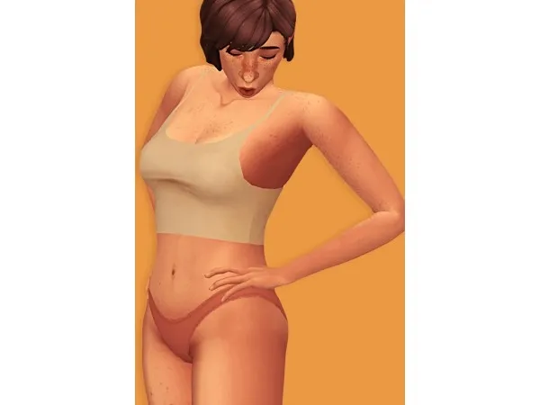 Maxis Match SHADOWBOXING A FRECKLE SET - The Sims 4 Custom Content