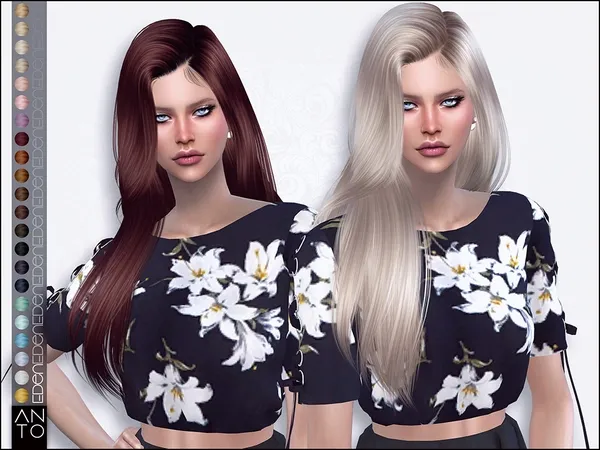 Alpha Anto Eden (Hairstyle) by thesimsresource - The Sims 4 Custom Content