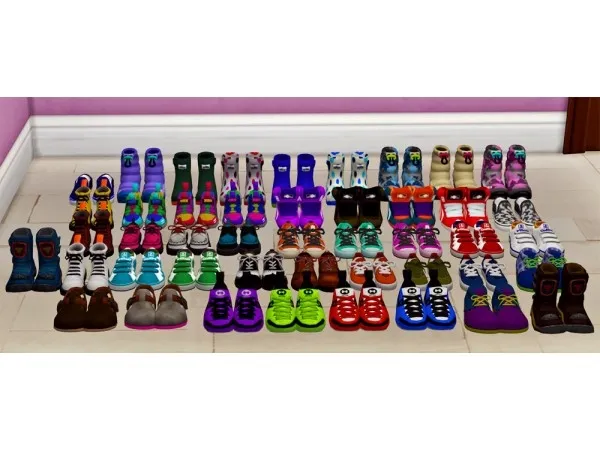 Alpha Josie Deco Shoe Clutter by simsfinds - The Sims 4 Custom Content