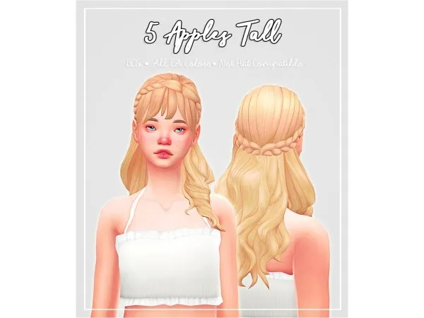 Maxis Match 5 apples tall by lovexpansion - The Sims 4 Custom Content