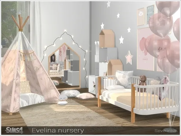 Mix Evelina nursery - The Sims 4 Custom Content