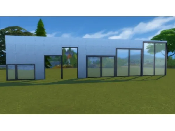 Alpha Modern Base Game Build Mode Add ons ( Sliding Doors) by thesimmer40 - The Sims 4 Custom Content