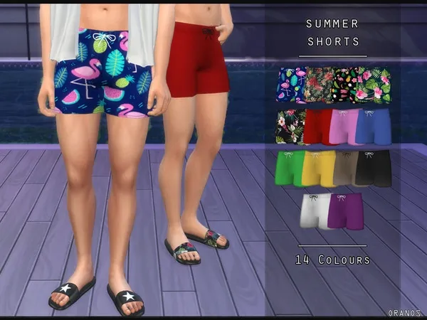 Alpha Summer Shorts - The Sims 4 Custom Content