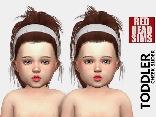 Mix TODDLER CHEEK SLIDER - The Sims 4 Custom Content