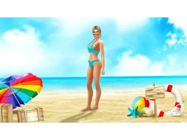 Summer CAS Backgrounds by katverse