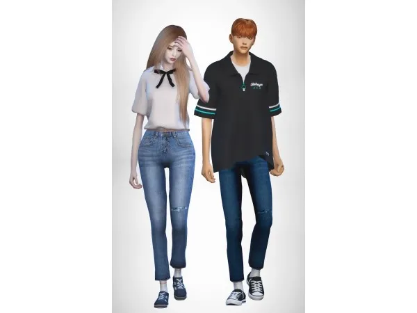 Alpha [shendori] Jean 01 - The Sims 4 Custom Content
