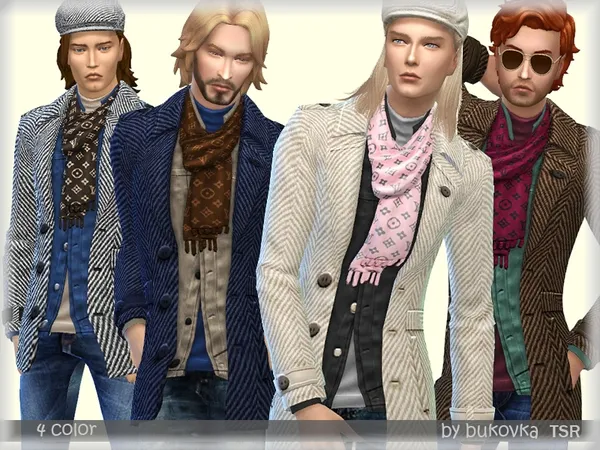 Alpha Jacket for Male - The Sims 4 Custom Content