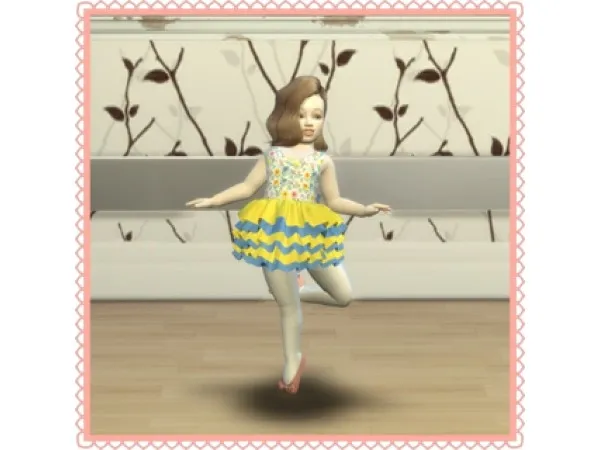 Alpha Ballet poses for toddler by shijimimechime - The Sims 4 Custom Content