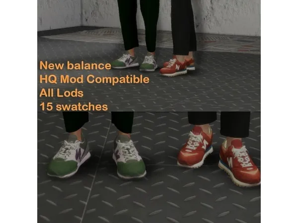Mix New Balance sims by orano - The Sims 4 Custom Content