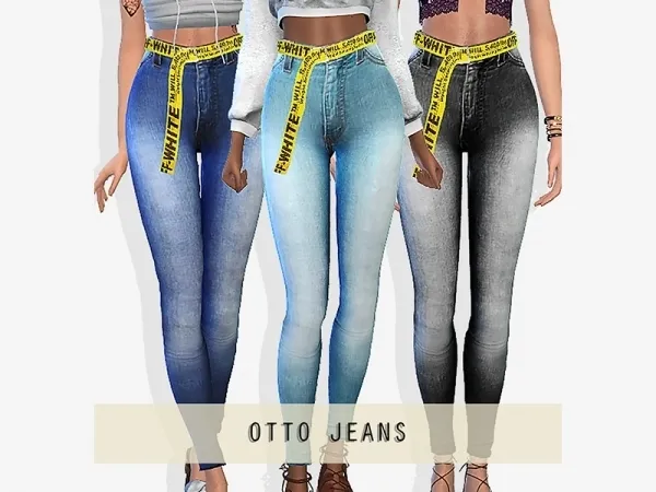 Alpha Otto Jeans - The Sims 4 Custom Content