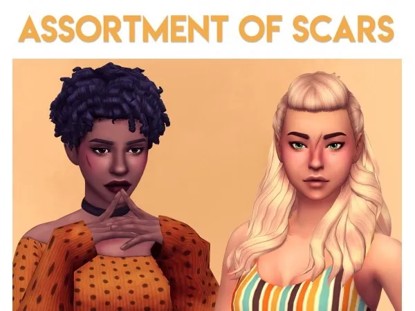 Maxis Match An Assortment of Scars by onceabluemoonsim - The Sims 4 Custom Content