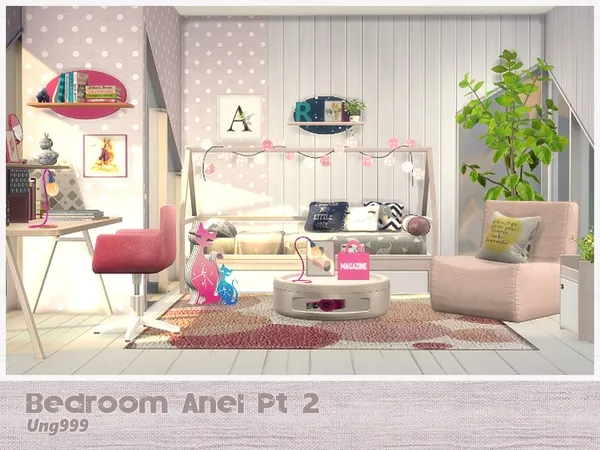 Alpha Bedroom Anel Pt 2 - The Sims 4 Custom Content