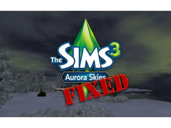 Aurora Skies Fixed by simsfinds - The Sims 3 Custom Content