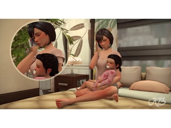 Alpha Poses 30 by KatyaBobbra - The Sims 4 Custom Content
