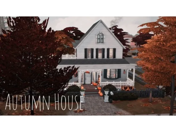 Maxis Match Autumn House s No by iiwa - The Sims 4 Custom Content
