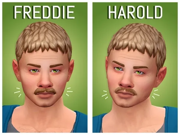 MystericSims’ Queen Facial Hair – The Witching Hour by simlishkitsch