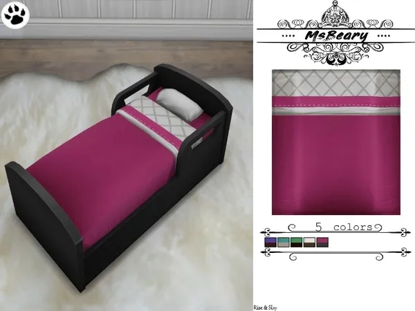 Maxis Match Toddler Bed RECOLOR - The Sims 4 Custom Content