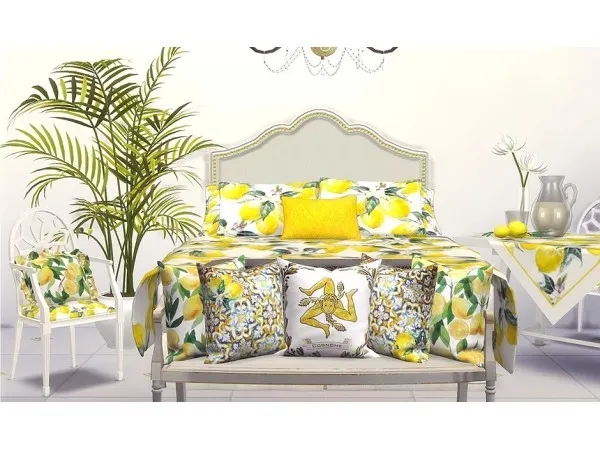 Alpha Sicilian Set Part 2 Textiles - The Sims 4 Custom Content